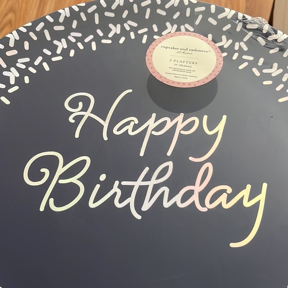 HAPPY BIRTHDAY Platters (2) - Picture 3 of 3